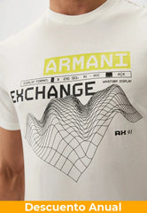 T-Shirt Men Off White Armani Exchange XXL Camiseta