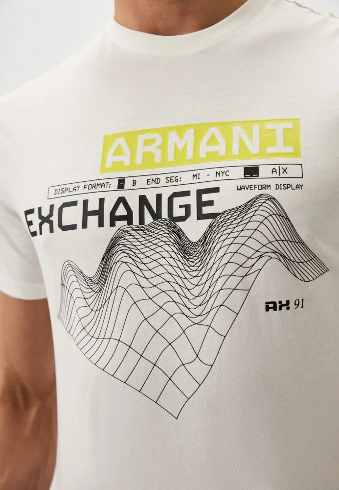 T-Shirt Men Off White Armani Exchange XXL Camiseta