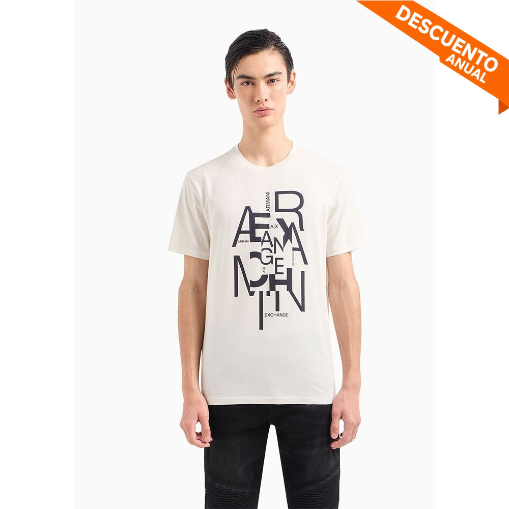 T-Shirt Men Off White Armani Exchange XXL Camiseta