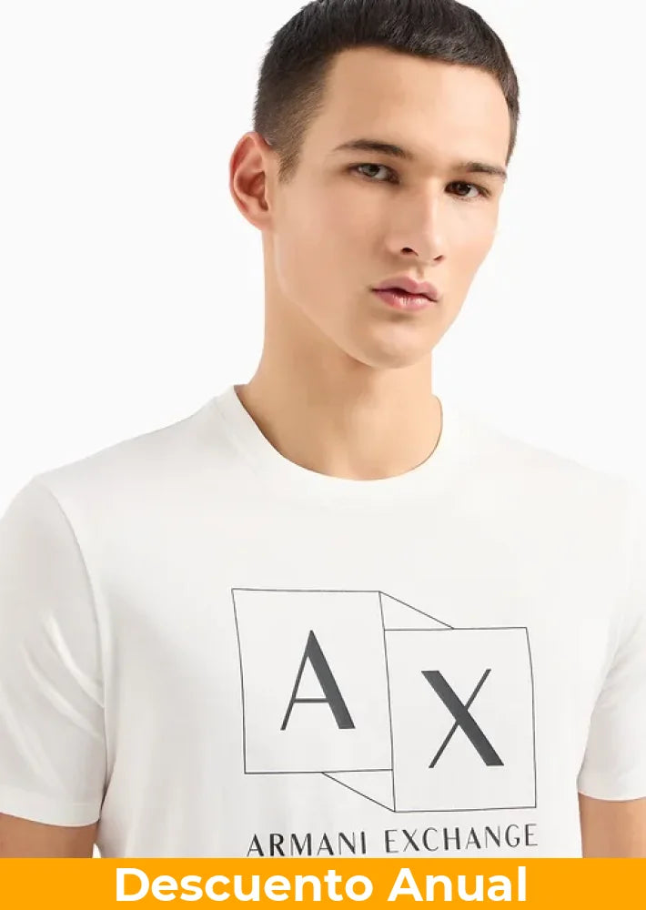 T-Shirt Men Off White Armani Exchange XXL Camiseta