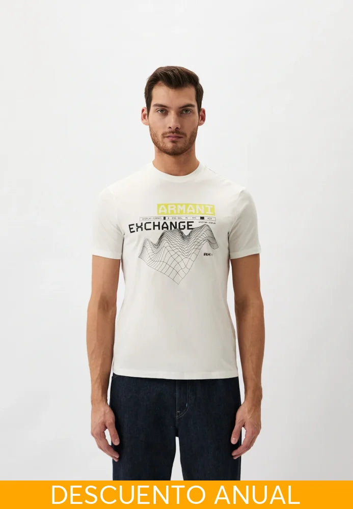 T-Shirt Men Off White Armani Exchange XXL Camiseta