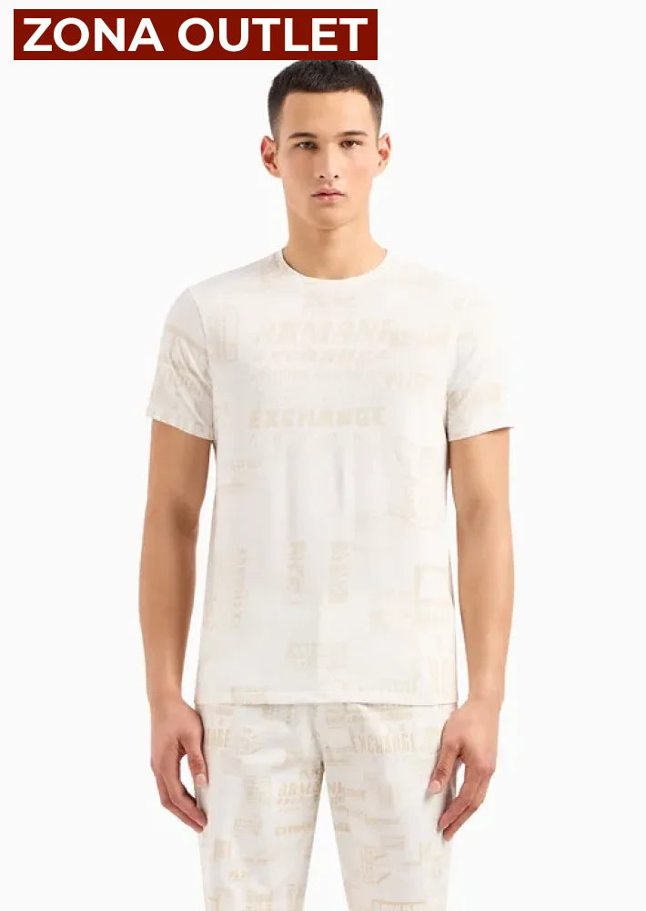 T-Shirt Men Off White Armani Exchange XXL Camiseta