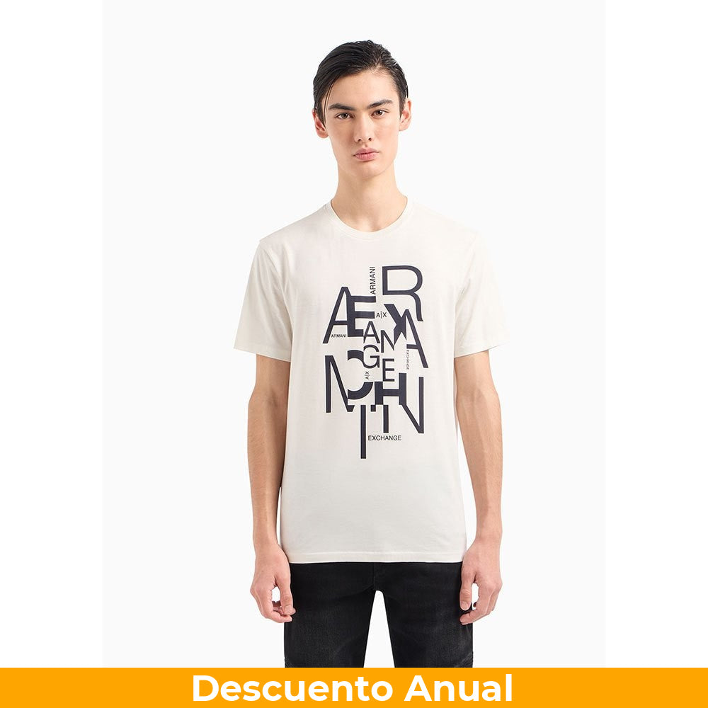T-Shirt Men Off White Armani Exchange XXL Camiseta