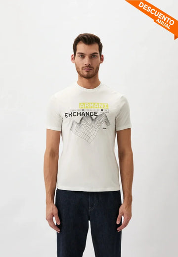 T-Shirt Men Off White Armani Exchange XXL Camiseta