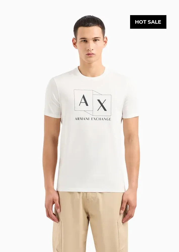 T-Shirt Men Off White Armani Exchange XXL Camiseta