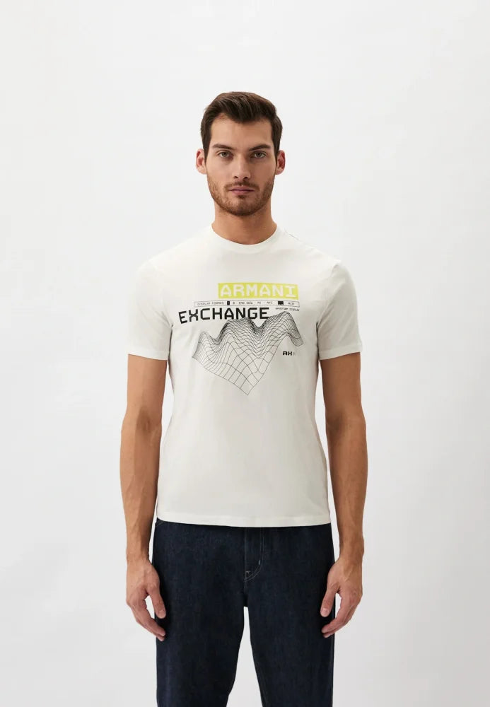 T-Shirt Men Off White Armani Exchange XXL Camiseta