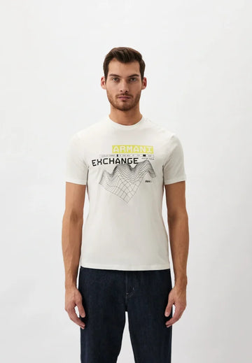 T-Shirt Men Off White Armani Exchange XXL Camiseta
