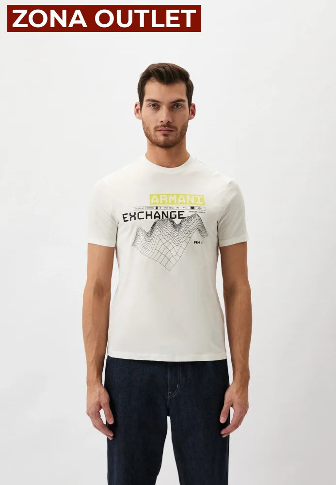 T-Shirt Men Off White Armani Exchange XXL Camiseta
