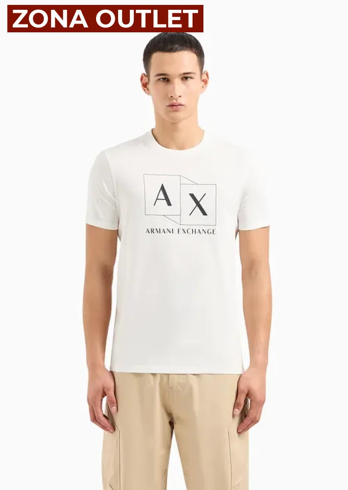 T-Shirt Men Off White Armani Exchange XXL Camiseta