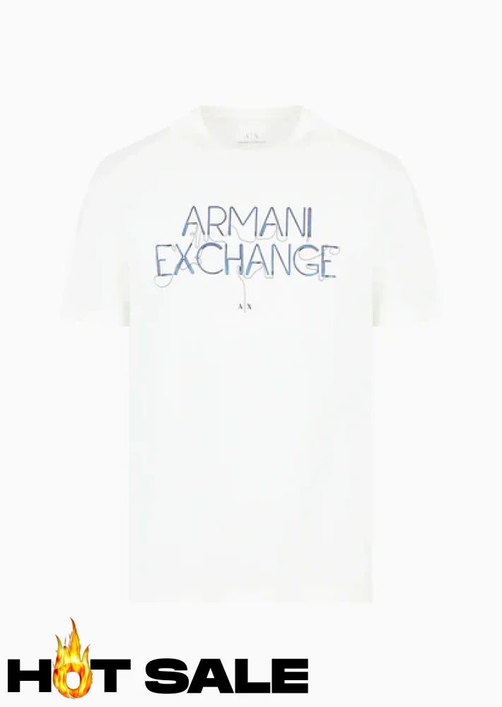 T-Shirt Men Off White Armani Exchange XXL Camiseta