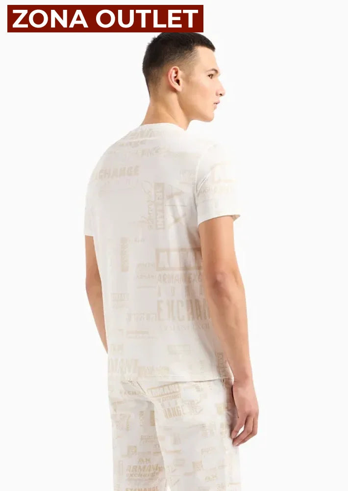 T-Shirt Men Off White Armani Exchange XXL Camiseta