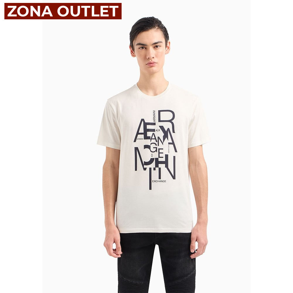 T-Shirt Men Off White Armani Exchange XXL Camiseta