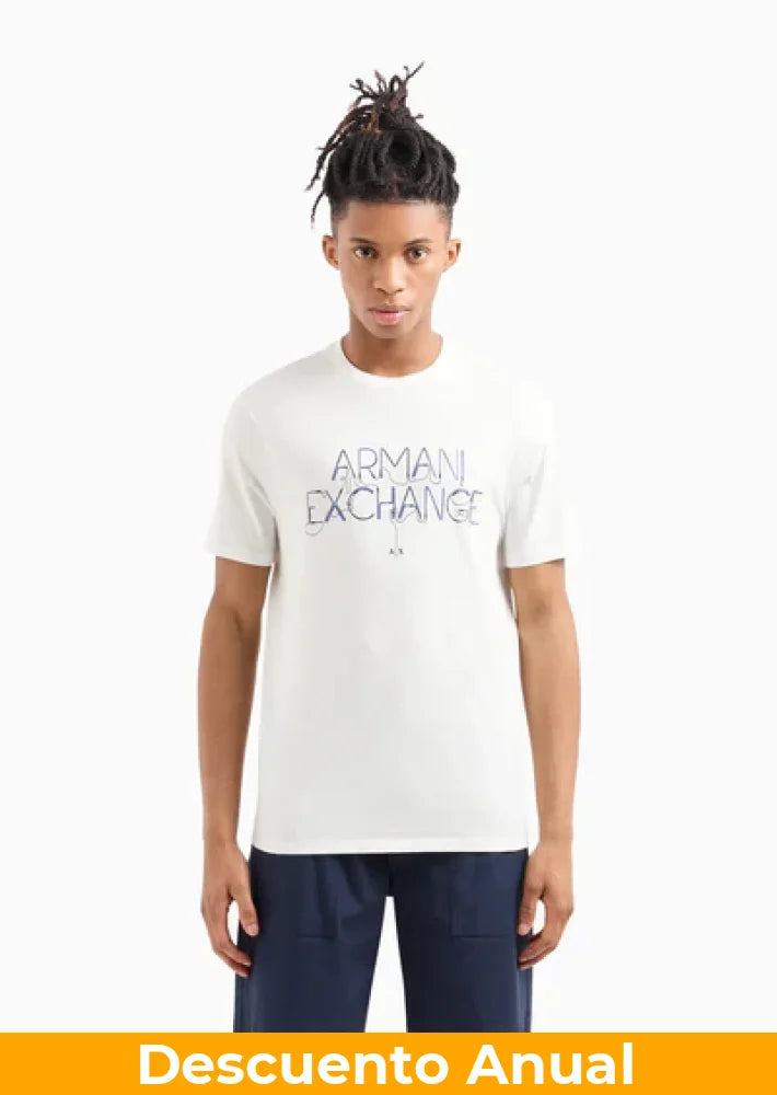 T-Shirt Men Off White Armani Exchange XXL Camiseta