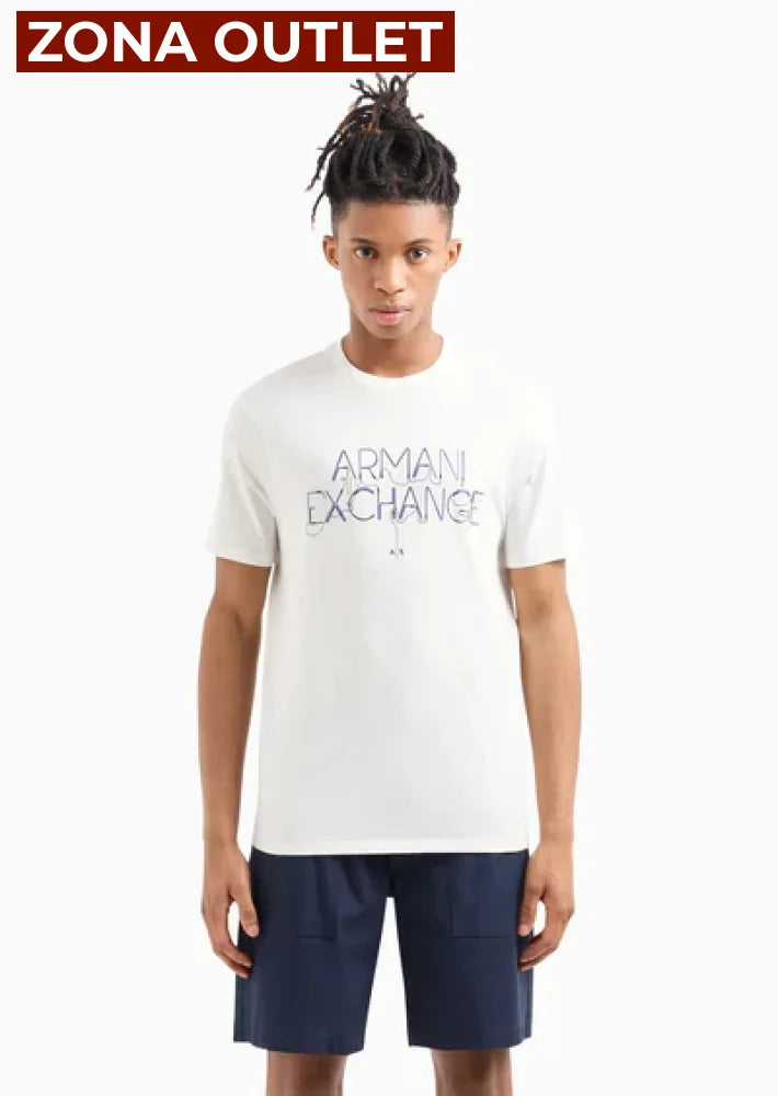 T-Shirt Men Off White Armani Exchange XXL Camiseta