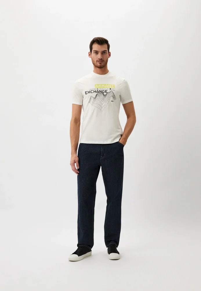 T-Shirt Men Off White Armani Exchange XXL Camiseta