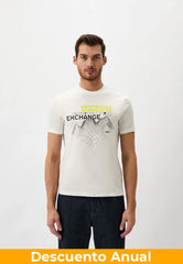 T-Shirt Men Off White Armani Exchange XXL Camiseta