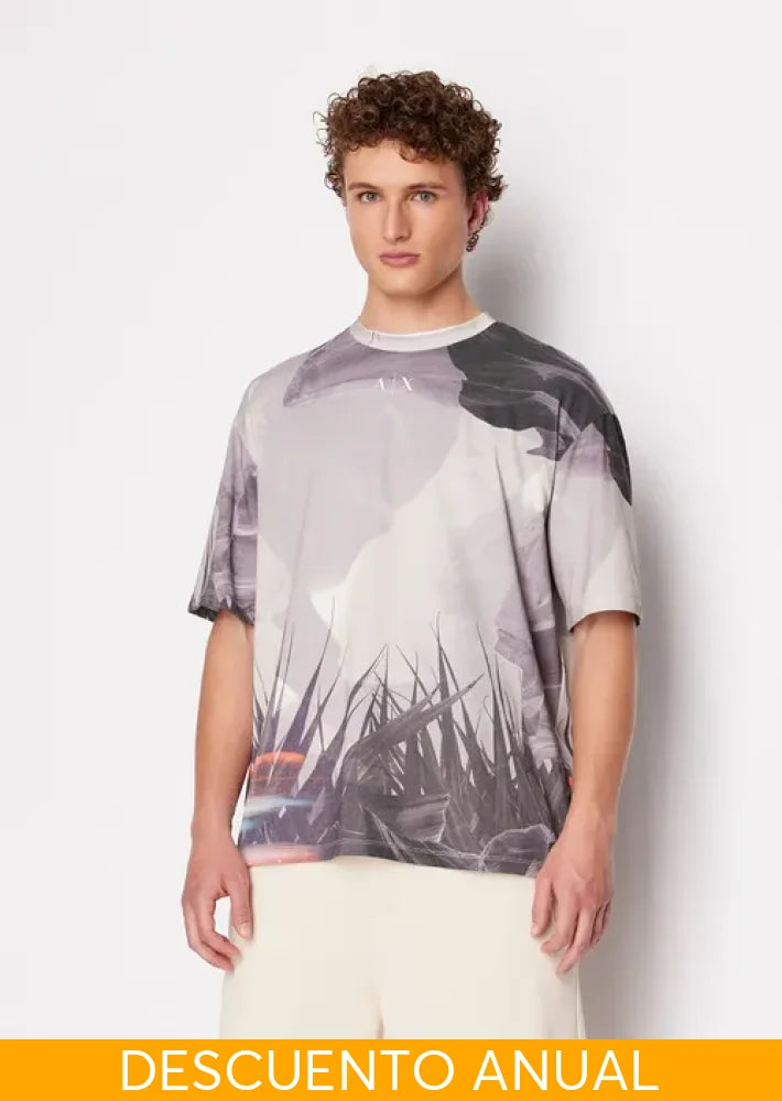 T-Shirt Men Safari Armani Exchange Camiseta
