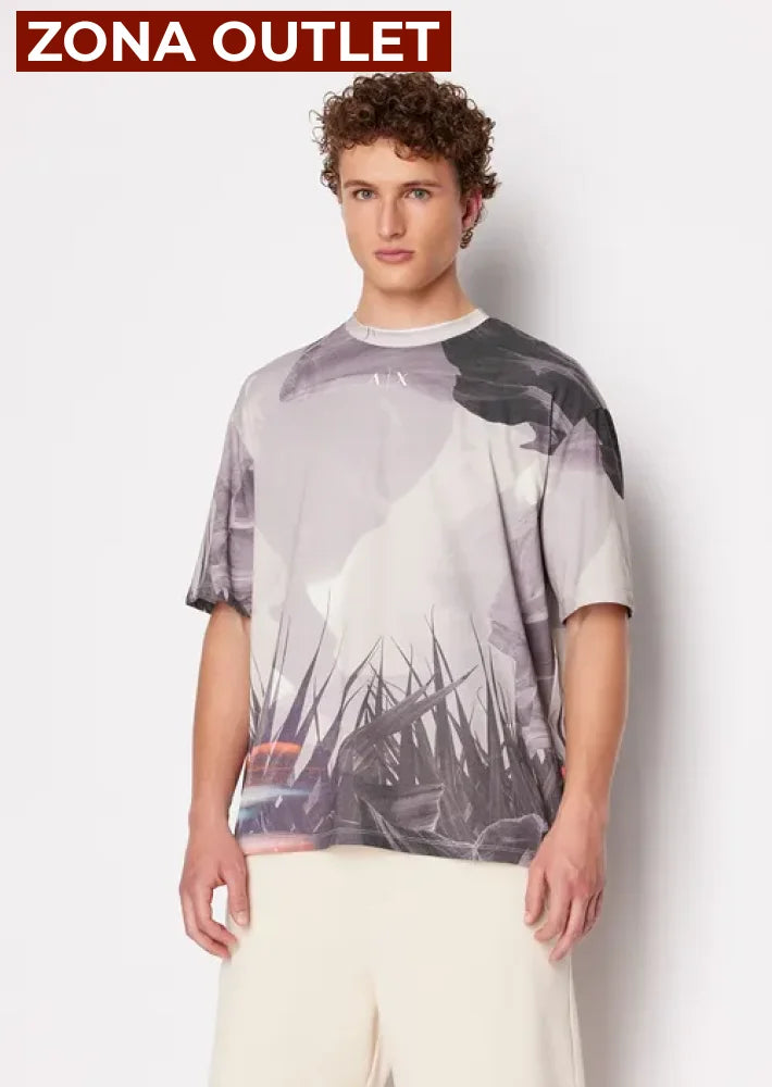 T-Shirt Men Safari Armani Exchange Camiseta