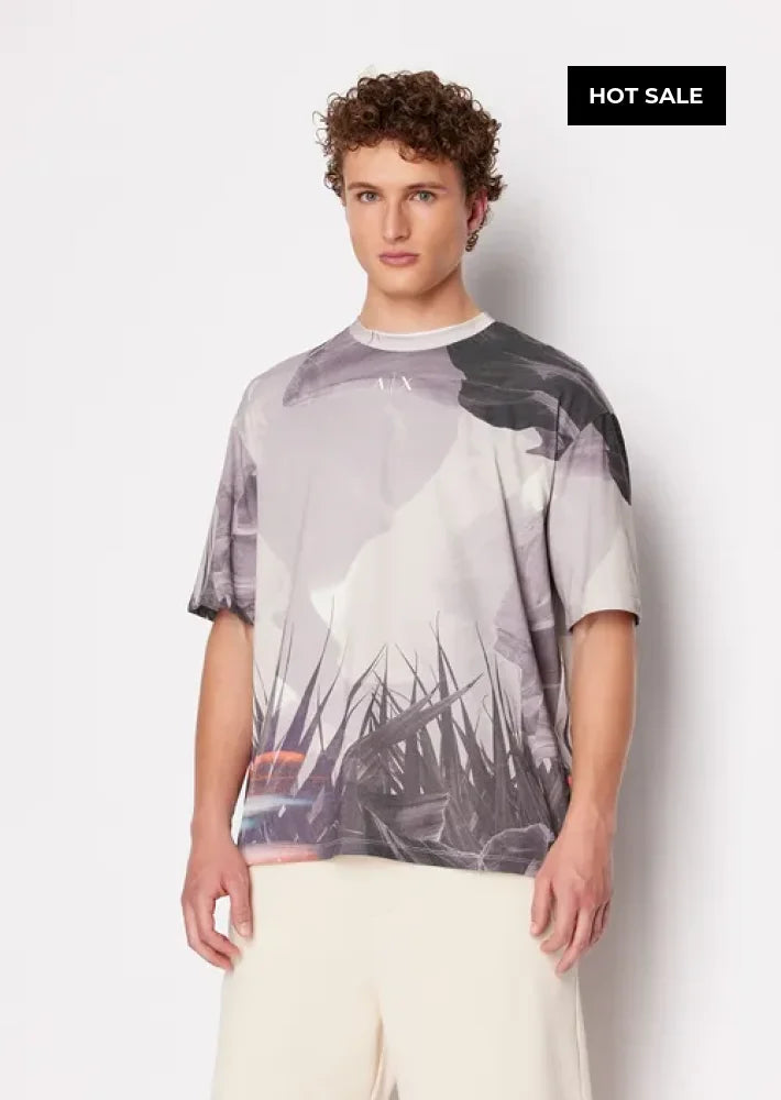 T-Shirt Men Safari Armani Exchange Camiseta