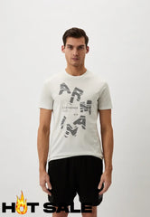 T-Shirt Men White Armani Exchange Camiseta