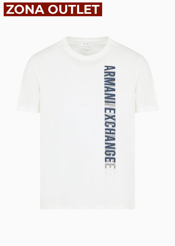 T-Shirt Men White Armani Exchange Camiseta