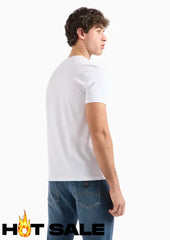 T-Shirt Men White Armani Exchange Camiseta