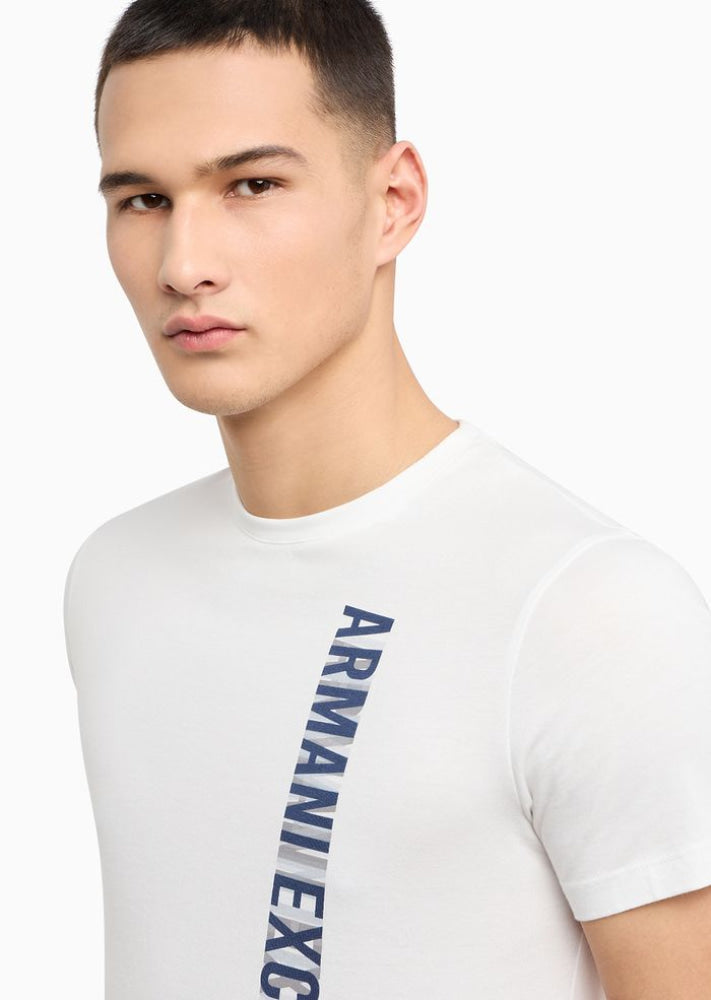 T-Shirt Men White Armani Exchange Camiseta