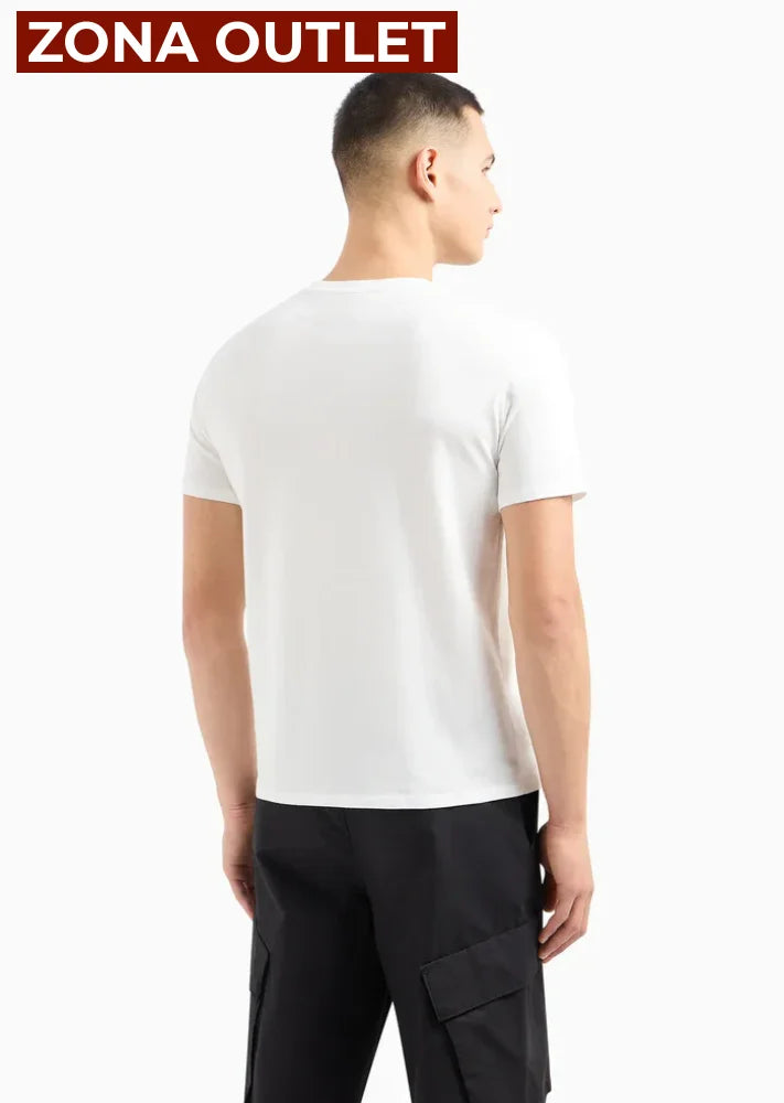T-Shirt Men White Armani Exchange Camiseta