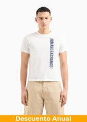 T-Shirt Men White Armani Exchange Camiseta