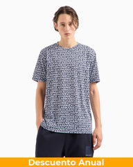 T-Shirt Men White Armani Exchange Camiseta