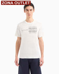 T-Shirt Men White Armani Exchange Camiseta