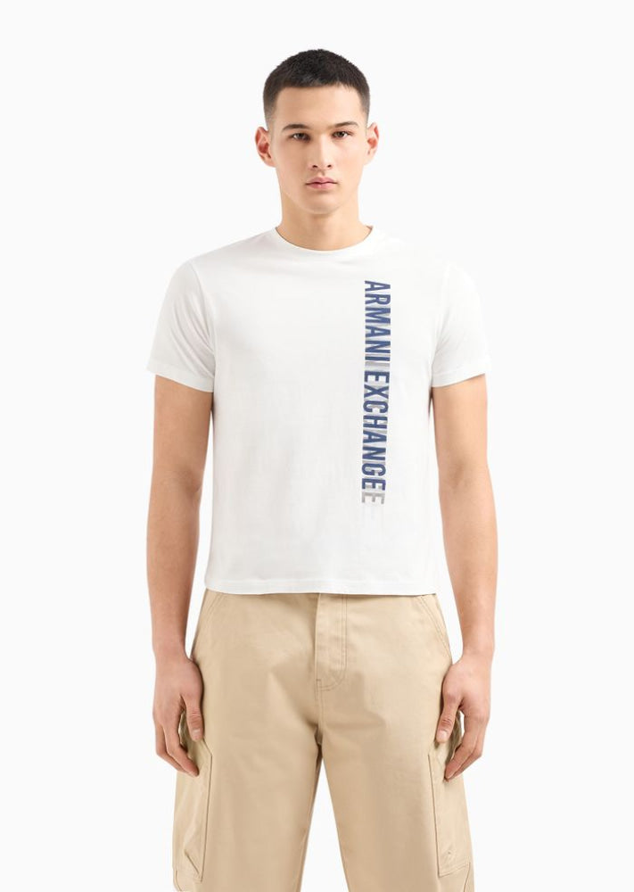 T-Shirt Men White Armani Exchange Camiseta