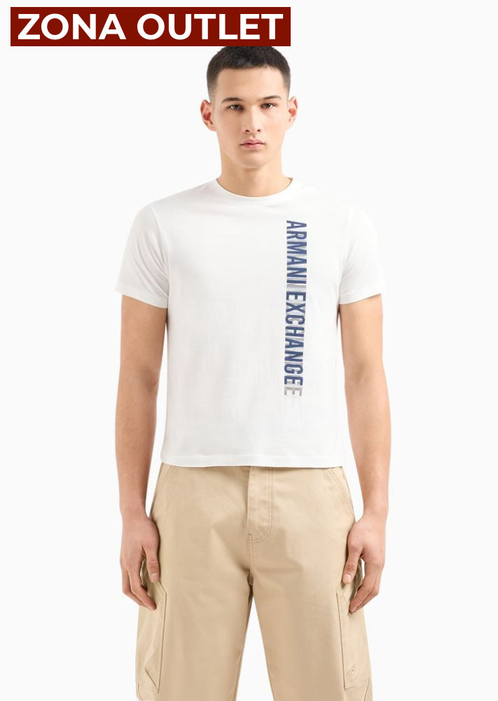 T-Shirt Men White Armani Exchange Camiseta