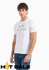 T-Shirt Men White Armani Exchange Camiseta
