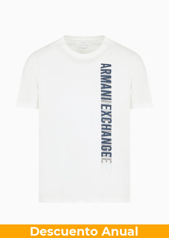 T-Shirt Men White Armani Exchange Camiseta