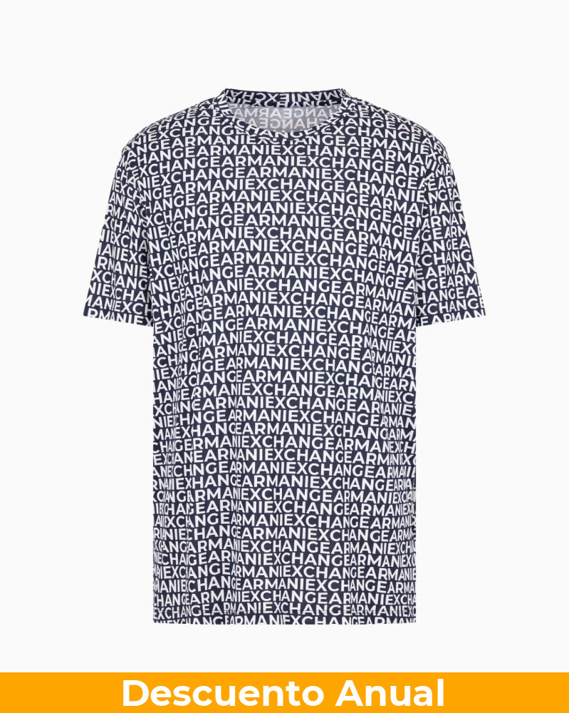T-Shirt Men White Armani Exchange Camiseta
