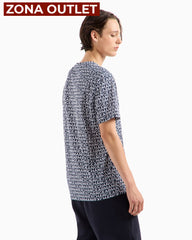 T-Shirt Men White Armani Exchange Camiseta