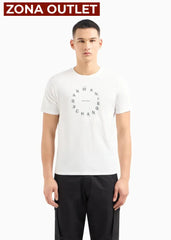 T-Shirt Men White Armani Exchange Camiseta
