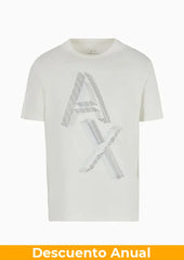 T-Shirt Men White Armani Exchange Camiseta