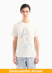 T-Shirt Men White Armani Exchange Camiseta