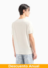 T-Shirt Men White Armani Exchange Camiseta