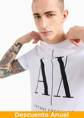 T-Shirt Men White Armani Exchange XXL Camiseta