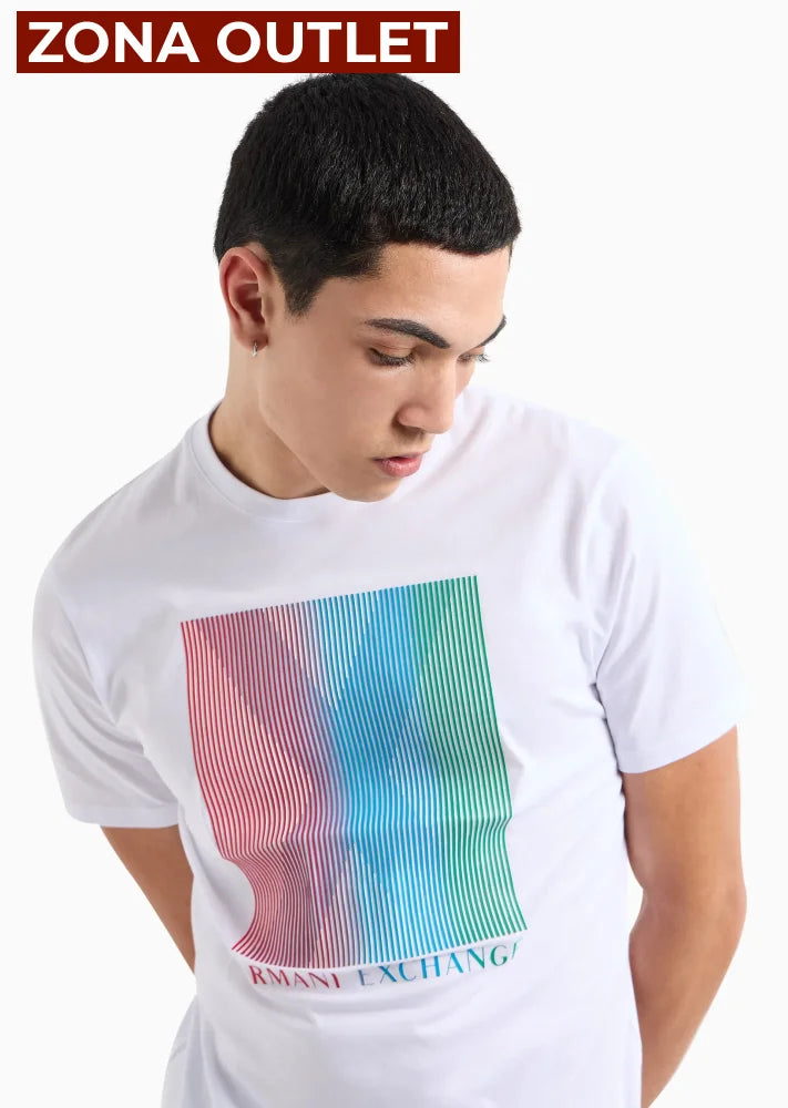 T-Shirt Men White Armani Exchange XXL Camiseta