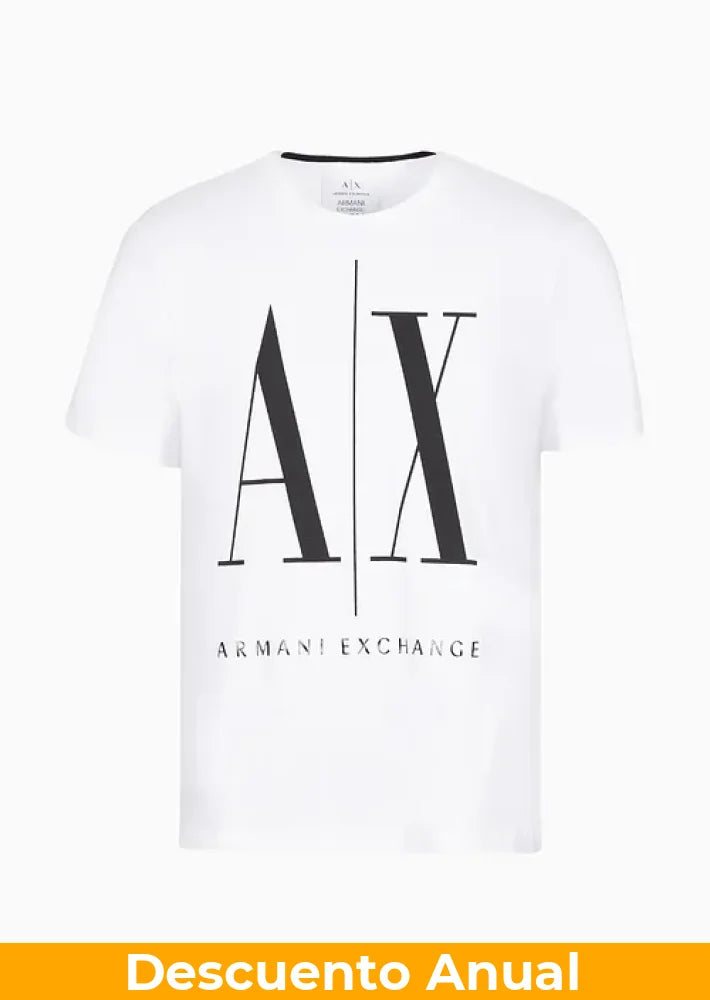 T-Shirt Men White Armani Exchange XXL Camiseta