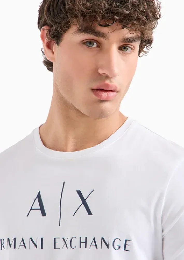 T-Shirt Men White Armani Exchange Camiseta