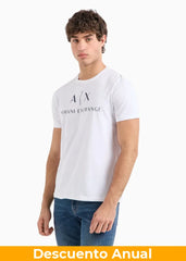 T-Shirt Men White Armani Exchange Camiseta