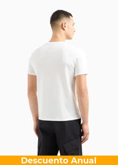 T-Shirt Men White Armani Exchange Camiseta