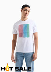 T-Shirt Men White Armani Exchange XXL Camiseta