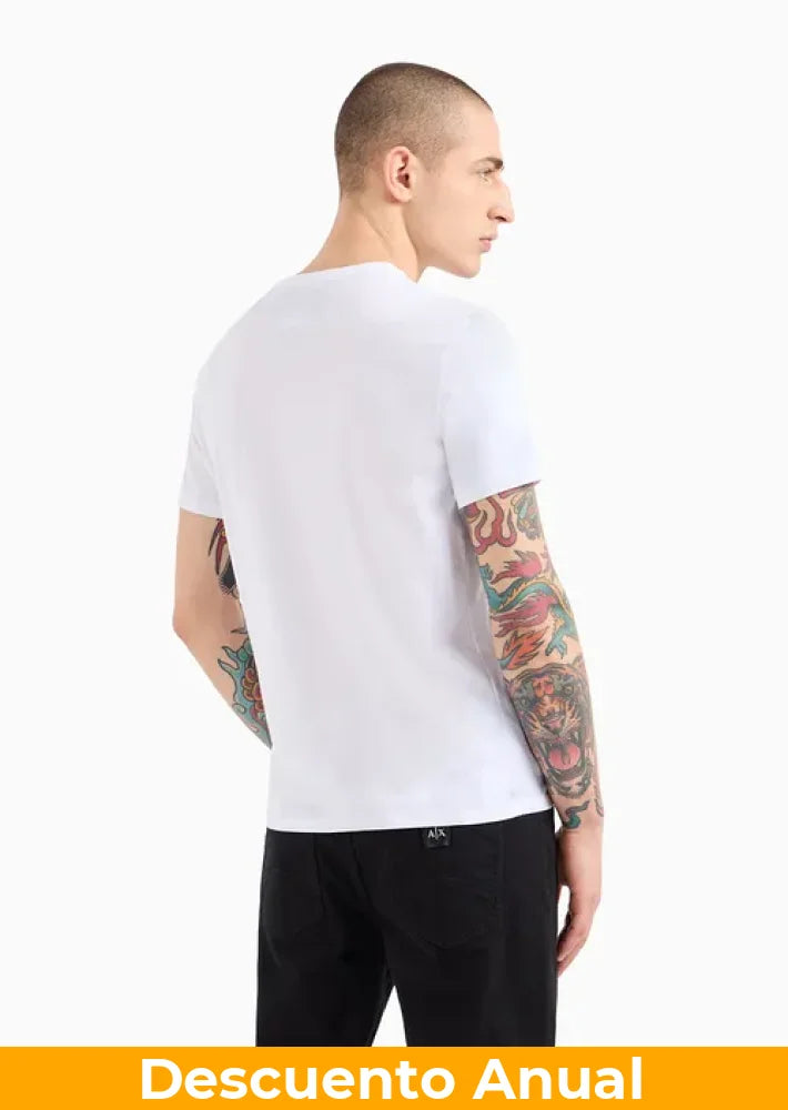 T-Shirt Men White Armani Exchange XXL Camiseta