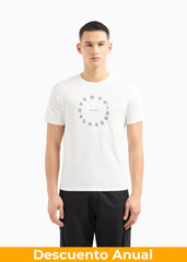 T-Shirt Men White Armani Exchange Camiseta